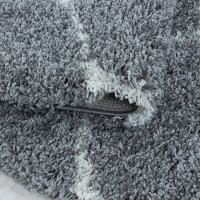Covor Salsa Gri 120x120 cm - Stil si confort pentru orice spatiu - 4
