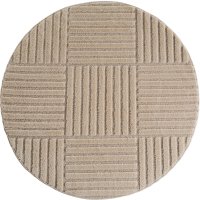 Covor rotund Art boho V3 Bej 160x160 cm - 1