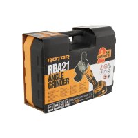 Polizor Unghiular cu variator, Rotor RBA21,8500 RPM, cu Acumulator 21 V /3 Ah - 4