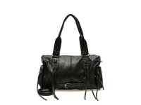 Geanta FLAVIA PASSINI neagra, model 98327, din piele ecologica premium - 1