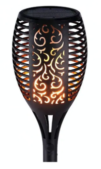 Lampa Solara XF-6006 Tip Torta cu Iluminare Efect Flacara - 1