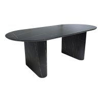 Masa de dining Nembou boho Negru 210x100x76 cm - 1
