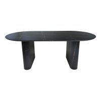 Masa de dining Nembou boho Negru 210x100x76 cm - 2