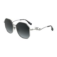 Ochelari de soare Karl Lagerfeld KL358S 040 pentru dama, rama rectangulara argintie - 1