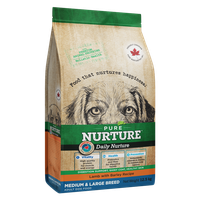 Hrana caini de talie medie si mare Pure Nurture, cu orz si miel, 12.5 kg - 1