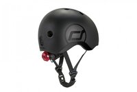 Casca de protectie pentru copii cu sistem de reglare magnetic cu led Scoot  Ride Black Gold Scoot Ride S-M 3 ani+ - 2
