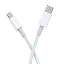 Cablu de date/incarcare USB Type C to Lightning lungime 2 metri ALB - 1