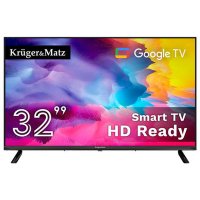 Televizor LED Kruger&Matz KM0232HD-G de 80 cm (32 inch), Smart TV HD Ready cu WiFi - 1