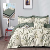 Lenjerie de pat finet 6 piese cu husa - dimensiuni 160x200 si 180x200 (hf6p317) - 1