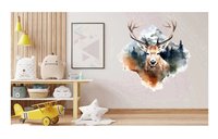 Sticker decorativ, Cerb, Maro, 64 cm, 1307STK-2 - 1