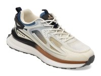 Pantofi sport barbatesti GRYXX 33398, albi, din material textil - 1