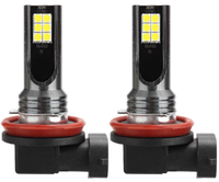 Set 2 Becuri auto LED H11 / H8 putere 60w 12LED SMD temperatura 6000K 6800lm - 1