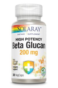 Beta Glucan 200mg Solaray - 30 capsule vegetale de la Secom - 1