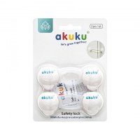 Set 2 sigurante multifunctionale Akuku Safety lock alb - 1