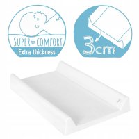 Saltea de infasat Ceba Baby Comfort Friends Forever 50x80 cm cu intaritura, grosime 3 cm, sistem anti-alunecare - 1
