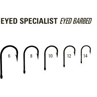 Carlige Mustad Eyed Specialist MU10, Black Nickel, 10buc/plic (Marime Carlige: Nr. 6) - 2
