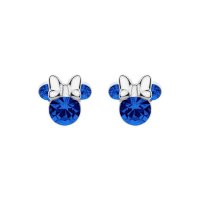 Cercei Disney Birthday Minnie Mouse luna Septembrie - Argint 925 si Cristal - 1