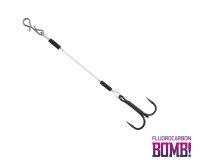 Montura Delphin BOMB! Twisto RIGS Fluorocarbon, 3buc/plic (Marime Ancora: Nr 6 - 6cm) - 2