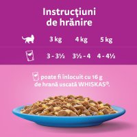 WHISKAS Selectii cu Pește, Somon si Ton, Plicuri Hrană Umedă pentru Pisici, Multipack 85g x 4 - 5