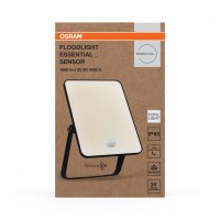 Proiector LED OSRAM FLOODLIGHT ESSENTIAL cu Senzor de Miscare, 20W, 1800 lm, Negru - 1