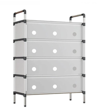 Comoda moderna cu 4 sertare si cadru metalic HY 7605 pentru organizare eficienta - 1