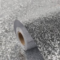 Folie Aluminiu Autoadeziva ARGINTIE Rezistenta 60x300 cm LY - 1
