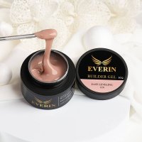 Everin Builder Gel Easy Leveling 19 – Gel Construcție Autonivelant 50g (Warm Cocoa Nude) - 1
