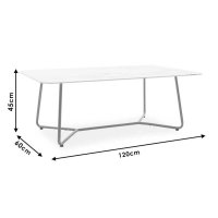 Masuta de Cafea Paris Model 120x80x45 cm - 5