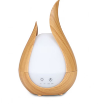 Difuzor Aromaterapie NATUR cu Ultrasunete si LED 7 Culori, 200 ml, Telecomanda MK - 1