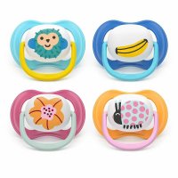 Set 2 suzete pentru bebelusi Philips Avent Ultra Air, ortodontice din silicon moale, ventilate, fara BPA, 6-18 luni - 1