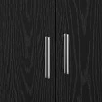 Dulap Chiuveta Modern Stejar Negru 90x29x55 cm din Lemn Prelucrat - 12
