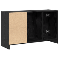 Dulap Chiuveta Modern Stejar Negru 90x29x55 cm din Lemn Prelucrat - 8