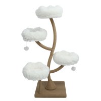 Ansamblu de joaca pisici, Meraki Home, Daisy Canopy, 74x31x61 cm - 1