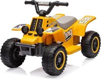 ATV electric pentru copii, Kinderauto CUBA 35W 6V cu telecomanda inclusa, galben - 1