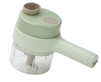 Aparat de tocat si feliat automat verde pentru fructe legume si condimente ACUMULATOR - 1