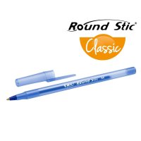 Set pixuri BIC Round Stic Classic, 3 buc, albastru - 2