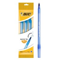 Set pixuri BIC Round Stic Classic, 3 buc, albastru - 1