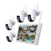 Sistem de Supraveghere Video ANNKE N44WEV+I41DN*4 cu Ecran de 10 Inch si 4 Camere 5MP - 1