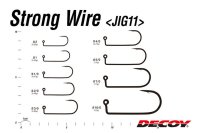 Carlige Jig Decoy Jig11 Strong Wire, marimea 7/0 - 3