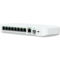 Switch Ubiquiti UniFi USW-Flex-2.5G-8-EU cu 8 porturi 2.5 GbE si port 10 GbE PoE+ - 2
