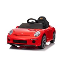 Masinuta electrica pentru copii Porsche RUF GT Red cu licenta ,Telecomanda parinti 2,4G,2 motoare x 39w,Acumulator 12V4.5Ah,Roti EVA,Scaun din piele,2 Viteze,Sistem troller,MP3,USB,Bluetooth,Usi cu deschidere - 1
