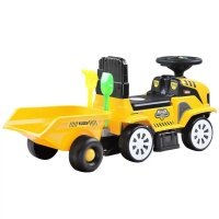 Tractor Jokomisiada pentru copii, cu remorca detasabila si melodii, 18 luni+, Galben - 1