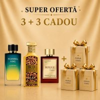 Pachet Scento Parfum Leopard BLD, Scandal, Rouge Dubai si 3 parfumuri cadou de 100 ml - 1