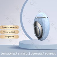 GlowforHome Dispozitiv Inteligent pentru Stimularea Somnului, Ameliorare a Anxietatii, Portabil, USB, Albastru - 5