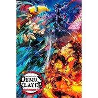 Poster Maxi Demon Slayer - 91.5x61 cm - Key Art 2 - 1