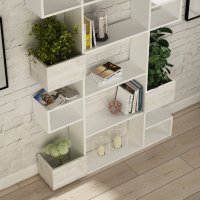 Biblioteca Niho Alb-Light Alb - 2