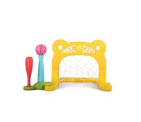 Set de joaca Nichiduta Garden Sunny Days Yellow 2 in 1 - Poarta de fotbal si baseball, 50 x 52 x 34 cm - 1