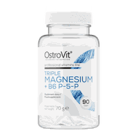 OstroVit Triple Magnesium + B6 P-5-P, 90 capsule - Supliment nutritiv esential pentru sanatatea ta - 1