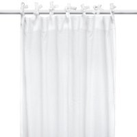 Draperie din muselina organica, Little Amy, Alb, 125x240 cm, 1 bucata - 2