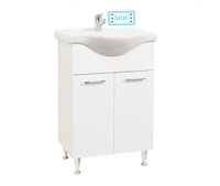 Set Baza front MDF si Lavoar seria 153, 60 cm, alb - 1